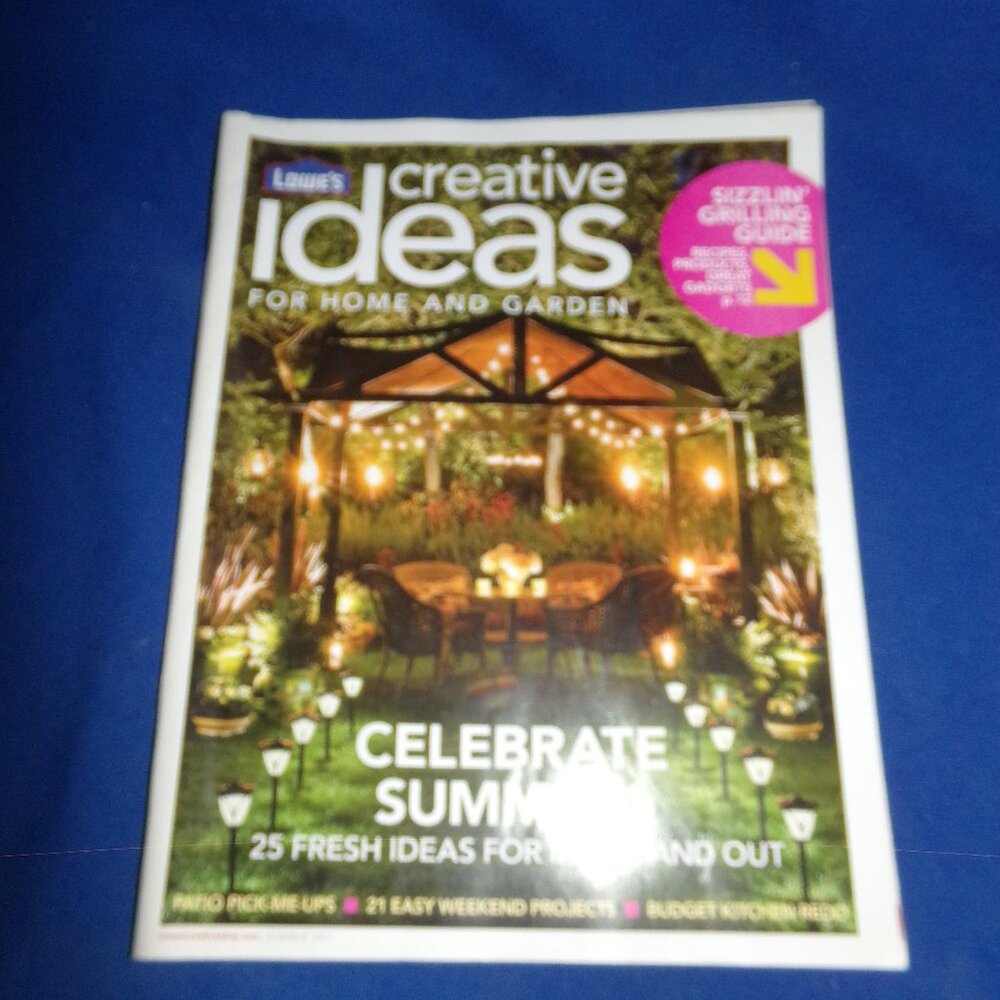 Vintage Lowes Creative Ideas Home & Garden - 2011 - 25 Ideas - 21 Projects